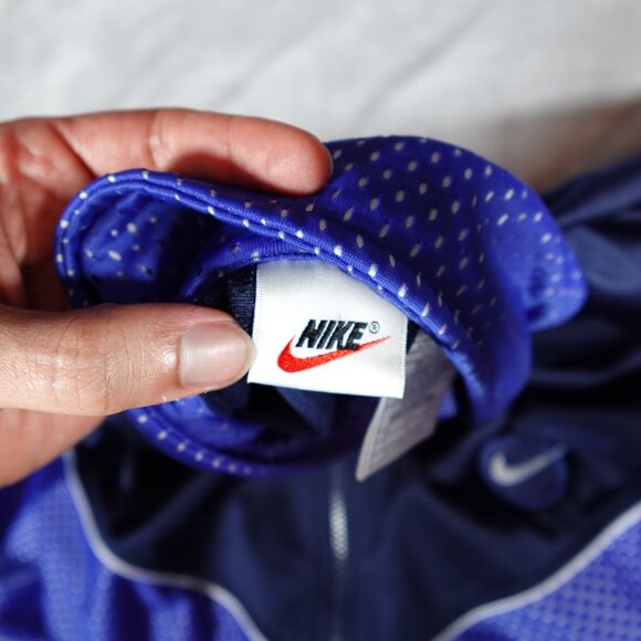 Vintage Nike Basketball Track Jacket Mens XL (Fits 2XL) Boxy Fit Sports 90s - Picture 5 of 10